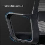 Furnitory High-Back Ergonomic Mesh Office Chair with Chrome Base