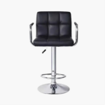 Furnitory Modern Tufted Hydraulic Bar Stool