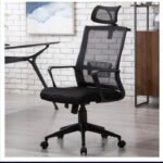 Furnitory High-Back Ergonomic Mesh Office Chair with Chrome Base