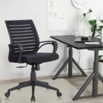 Furnitory Mid-Back Ergonomic Mesh Office Chair