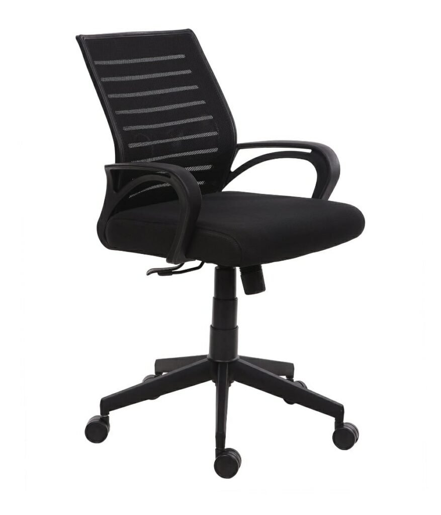 Furnitory Mid-Back Ergonomic Mesh Office Chair
