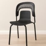 Furnitory Modern Slotted-Back Dining Chair