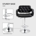 Furnitory Modern Tufted Bar Stool